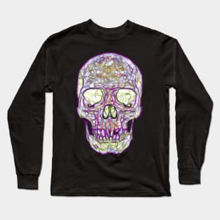 Psychedelic Skull Long Sleeve T-Shirt